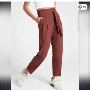 Athleta Skyline Pants in Burgundy